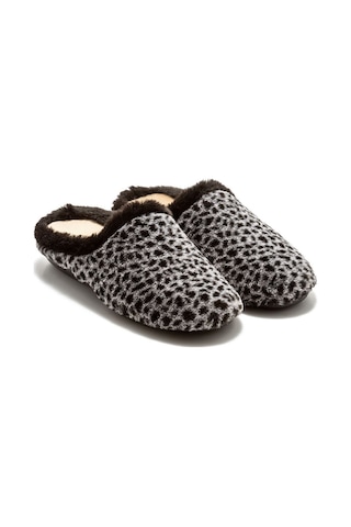 Twigy Leopar Kadın Ev Terliği Siyah 36/41 CC0151A Siyah