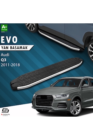 S-dizayn Audi Q3 8u Evo Krom Yan Basamak 173 Cm 2011-2018