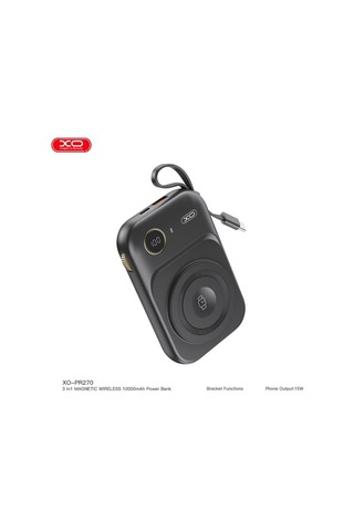 Özel Seri Günlük Enerji Pr270 22.5w Kablosuz Şarj Özellikli Dahili Type-c Kablolu 10000mah Powerbank Çok Renkli
