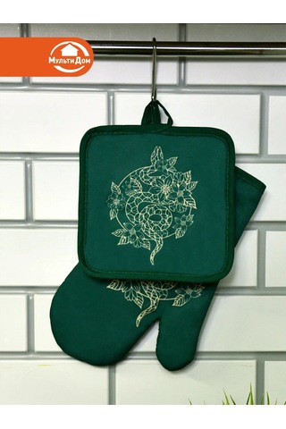 Mul' Tıdom Mutfak Eldiveni Isı Koruyucu 260904206 Yeşil