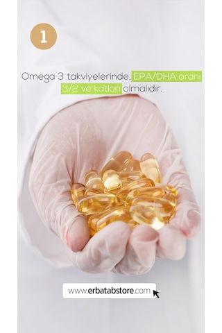 Erbatab Omega 3 Balık Yağı 60 Kapsül