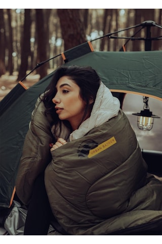 Urban Badger Yule Tek Kişilik Uyku Tulumu Yeşil