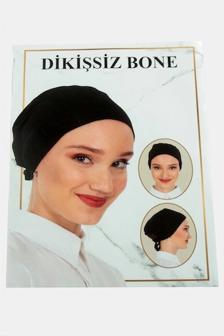 Dikişsiz Bone - Renk: Siyah