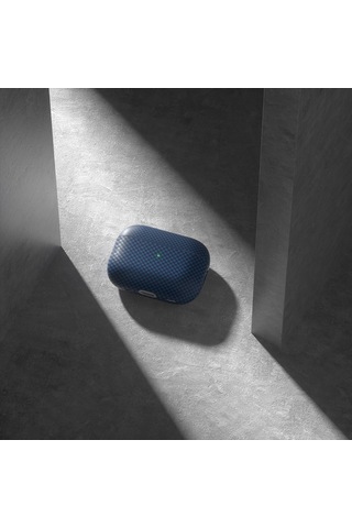 Kilifone - Apple Uyumlu AirPods Pro 2 - Kılıf 600d Karbon Fiber Kulaklık Kılıfı - Airbag 43 - Gold - T35529 Gold