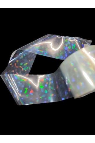 Sıcak Baskı Hologram Folyosu 4cm 1m - Desenli Balıkçılık Malzemeleri - Yapay Yem Baskısı