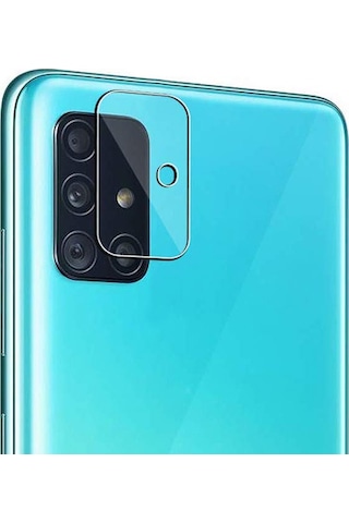Ally Samsung Uyumlu Galaxy M51 Tempered Cam Kamera Koruyucu