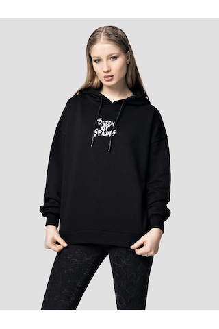 LOFT Loose Fit Kadın Sweatshirt Lf2031803 Q1.v1 Siyah