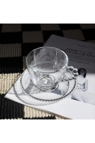 Rossel Premium Pearly 6 'lı Cam Çay Fincanı