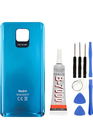 Xiaomi Redmi Note 9 Pro Arka Cam Batarya Pil Kapağı + B7000 15Ml (496406462)