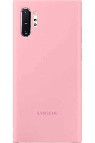 Galaxy Note 10 Plus İle Uyumlu Kılıf Silicone Cover Pembe Ef-pn975tpegww