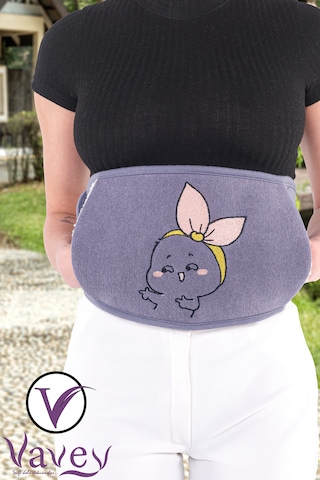 Yeni Nesil Sıcak Soğuk Regl Kemeri Kurdela Kız Antrasit