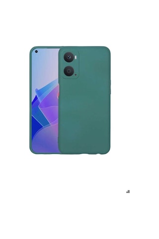 Oppo A76 Kılıf Zore Mara Lansman Kapak Koyu Yeşil