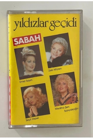 Yıldızlar Geçidi Zeki Müren,emel Sayın, Seçil Heper ... Kaset Orjnal Dönem Kağıt Baskı Kaset