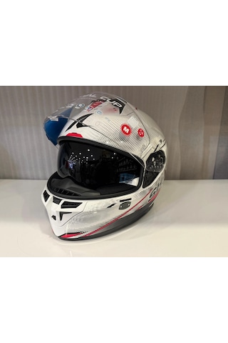 Kask Shark Skwal Cup Speed-tech Beyaz/kırmızı