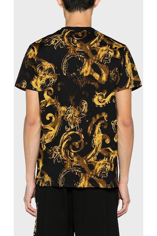 Versace Jeans Couture Erkek T Shirt 76gah6s0 Js287 G89 Siyah-gold Siyah-gold Siyah - Altın
