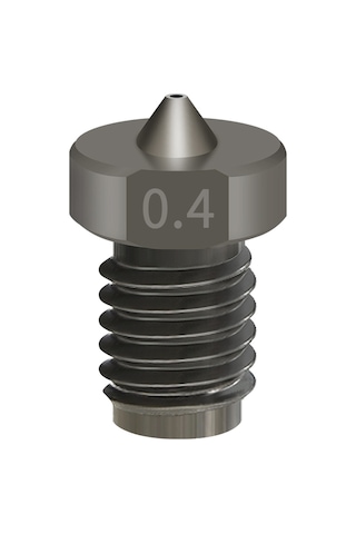 Shineyee Tt3d Sert Çelik Nozzle, 0.4mm Çıkış Çapı, 1.75mm Filament Uyumlu, 3d Yazıcı Aksesuarı, Tekli Paket