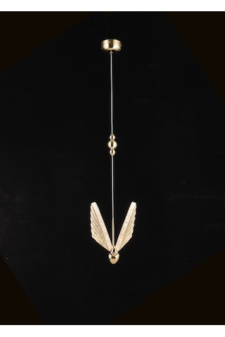 Akrilik Tekli Kelebek Sarkıt Gold Akrilik Tekli Kelebek Sarkıt Gold