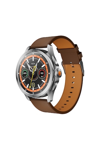 Kalobee Sk44 Business Amoled Ekran 3 Kordonlu Akıllı Saat İphone & Android Uyumlu,48 Mm Gümüş