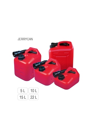 Jerrycan Portatif Yakıt Bidonu ve Hortumu 10 LT