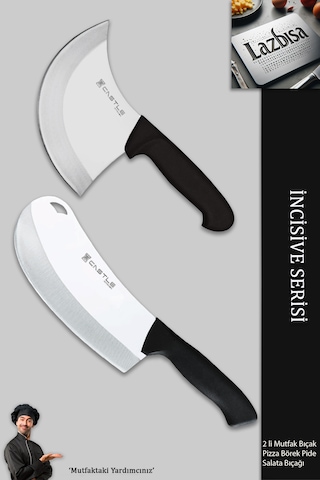 İncisive Serisi Mutfak Bıçak Seti Pizza Börek Pide Bıçağı Mft-567