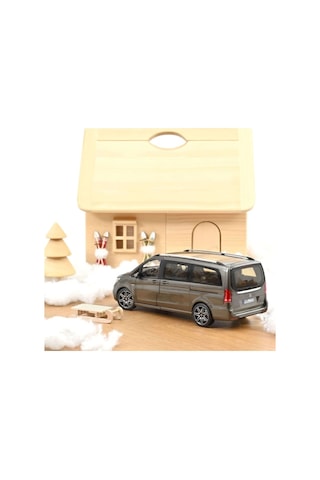 Norev 183873 1/18 Mercedes-benz V-class Amg-line 2018 Indiyum Grey