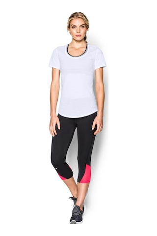 Under Armour Kadın Spor T-Shirt - Threadborne Streaker Ss - 1271517-100 Beyaz