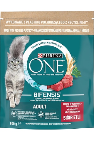 Purina One Sığır Etli Kuru Kedi Maması, Yetişkin, 800 G