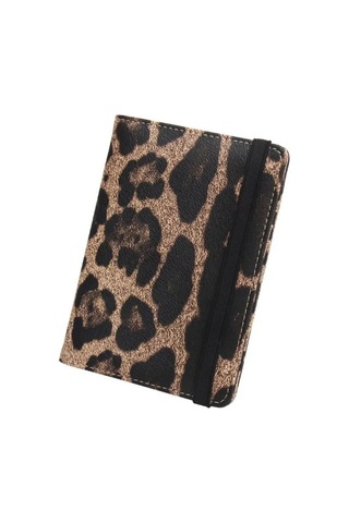 Padalink Polyuretan Rfıd Koruma Leopar Desenli Pasaport Çantası - Gezginler İçin Sağlıklı Ve Stili