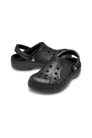 Crocs Baya Lined Clog Kadın Terlik Siyah