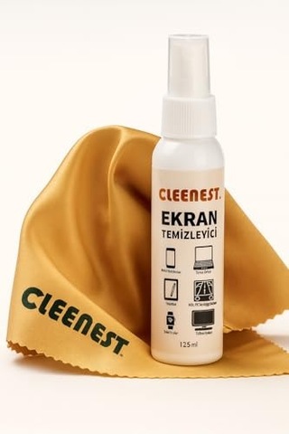 Temizleyici Seti 125 Ml Sprey Ve 30x30 Cm Mikrofiber Bez Tüm Ekranlar Için