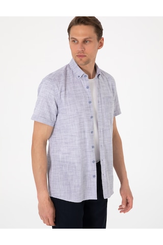 Pierre Cardin Erkek Lacivert Gömlek Kısa Kollu 50306950-vr033 Lacivert
