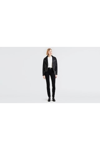 Levi's Levis Yüksek Bel Straight Paça Straight Siyah Kadın Denim Pantolon A7744-0000 Siyah
