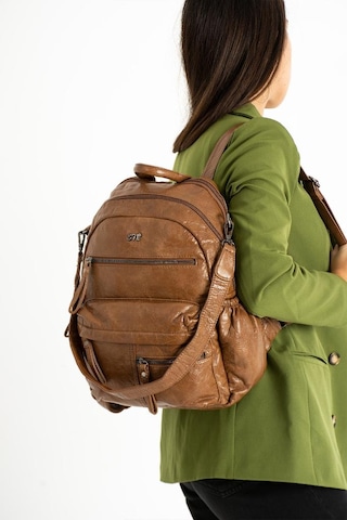 Baginn Y.s.deri Kadın Sırt Çantası Fonksiyonel Kullanım Omuz Çapraz Askılı Bayan Sırt Çantası 35 25 Cm 001