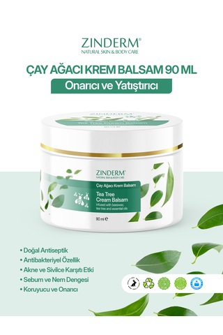 Çay Ağacı Yağı Kremi, Balsamı 2 Adet X 90 Ml
