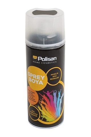 Polisan Akrilik Sprey Boya Mat Siyah 400 MLral 9004