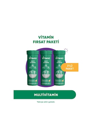 Vitago Multivitamin 3 x 10 Efersan Tablet