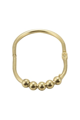 12 Paket Geniş Duş Perdesi Halkası Kanca Seti, Duş Çubukları İçin, Altın Diğer