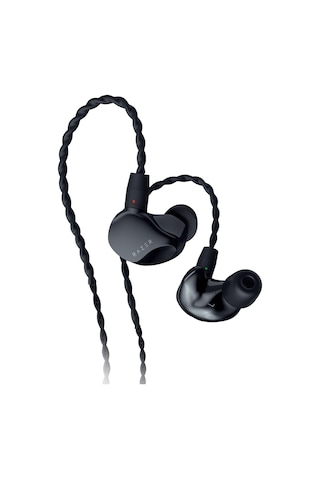 Razer Moray - 7/24 Yayın İçin Ergonomik Kulak İçi Kulaklık Hibrit Çift Sürücü Tasarımı, Ergonomik Düz Tasarım, En İyi Pasif Ses Yalıtımı Siyah Diğer