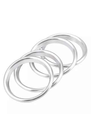 Audı Uyumlu A3 8v Havalandırma Halkası Gümüş