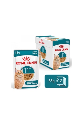 Royal Canin 11 Yaş ve Üzeri Kediler İçin Yaş Kedi Maması 12 x 85 G