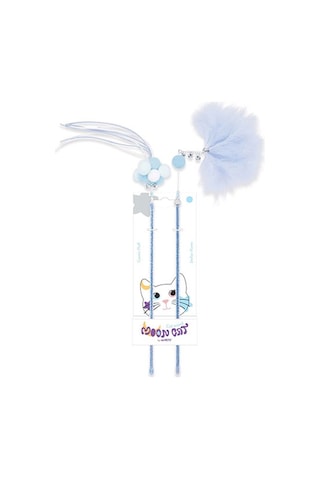 M-pets Mooncat Olta Kedi Oyuncağı Mavi 2li 40 Cm 244-50149.01