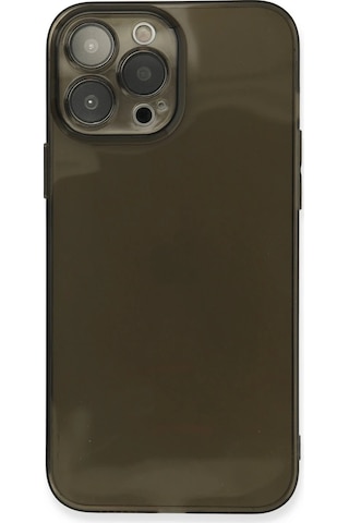Newface - 629 - iPhone Uyumlu 13 Pro Max Kılıf Fly Lens Silikon - Csmo-tex - - Siyah