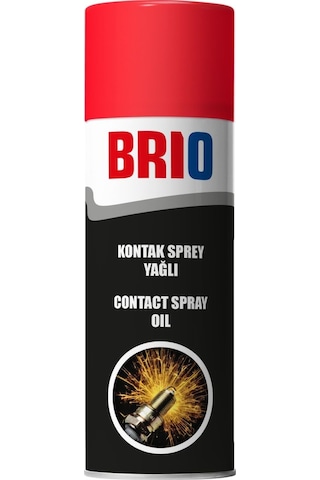 Brio Elektronik Kart Devre Kontak Yağlı Temizleyici Sprey 200 ML 2 Adet
