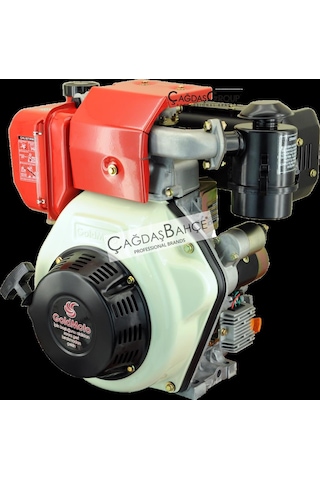 Goldmoto Gm186Faen-G7 Dizel Motor 10 Hp Marşlı Krank Mili Konik
