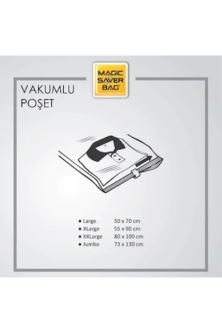 Magic Saver Vakumlu Hurç 3 Adet XL 55 x 90 CM