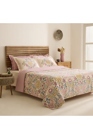 Karaca Home Grandis %100 Pamuk Çift Kişilik Nevresim Takımı Multicolour Renkli