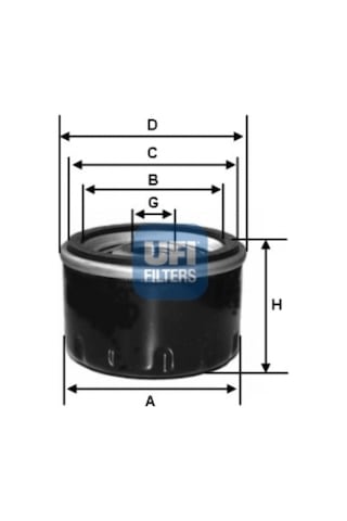 Ufı 2341800 Yağ Filtresi Mgn I-ıı-ııı-clıo I-ıı-ııı-fluence-kng-lgn I-ıı-ııı-twng-traf-r9-r