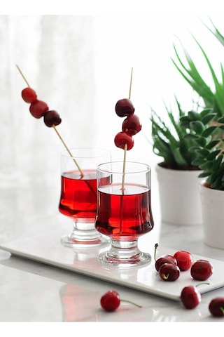 Lav Magnolia Bardağı - 12 Li Su Meşrubat Sunum Bardağı