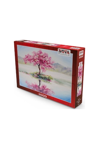 Nova 1000 Parça Pembe Kiraz Çiçeği. Sakura Puzzle - 41017