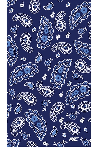 Musclecloth Çok Amaçlı Boyunluk Blue Pateh Mavi